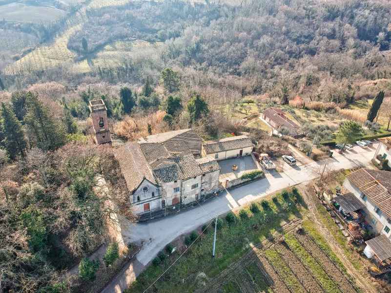 View of the church of San Martino in Catignano, Gambassi Terme